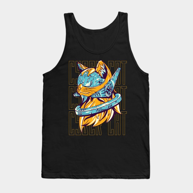 Cat Tank Top by Heawonshop